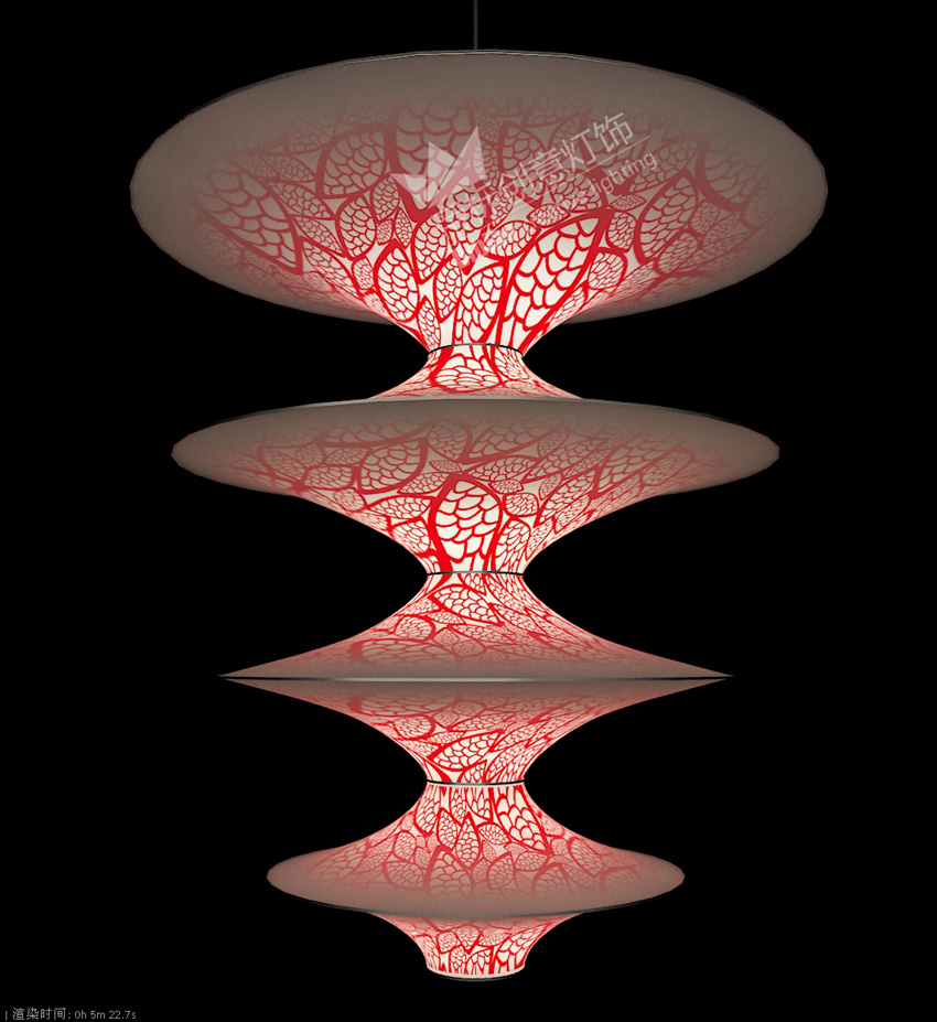 帝标多层创意吊灯