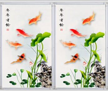 碳晶墙暖之年年有余系列