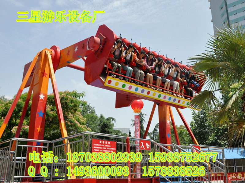 高空揽月，三星游乐设备疯狂***中