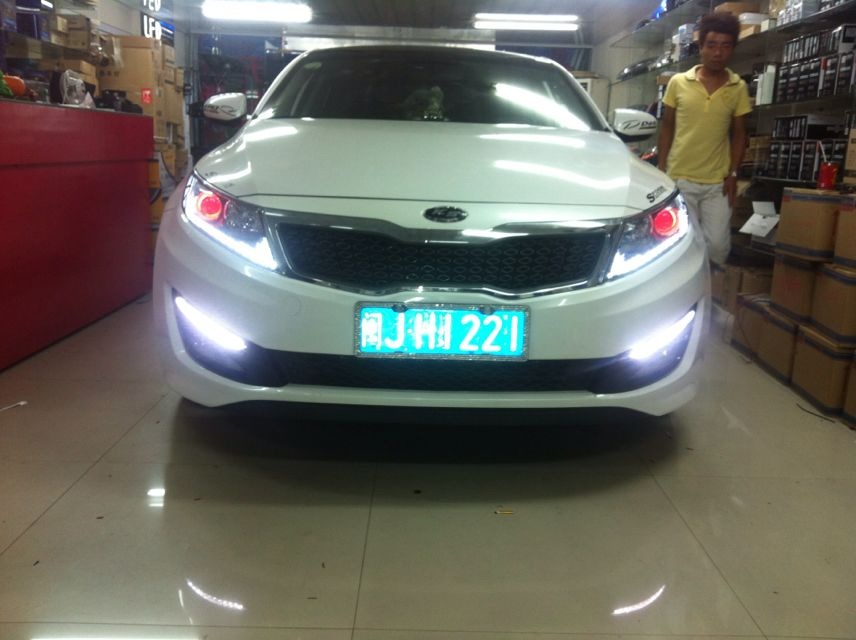 福州汽车大灯改装K5泪眼改装K5大灯改装