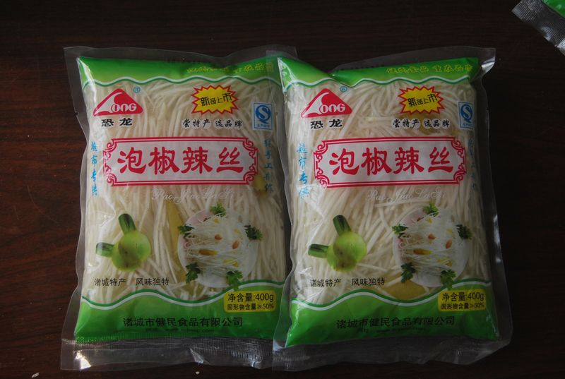 恐龙牌辣丝厂家，物超所值的泡椒辣丝健民食品供应