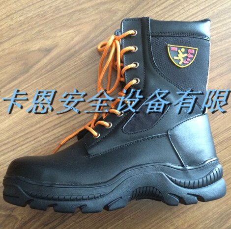 皮质抢险救援靴