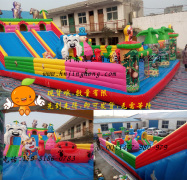 大型熊出沒充氣滑梯-專業為您推薦,專業的大型充氣滑梯