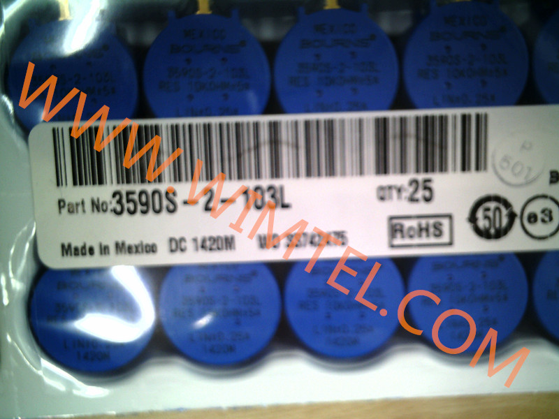 BOURNS电位器3590S系列品牌_BOURNS电位器35