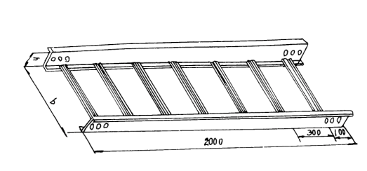 梯级直通桥架价格范围：最知名的GQ1-T2-01型梯级式直通