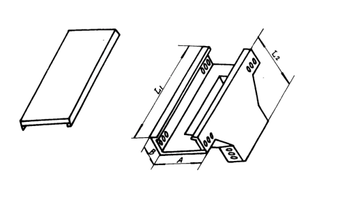 GQ1-C-03D型槽式上边垂直三通
