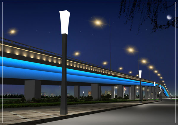 南宁桥体亮化工程哪家好_新同盟广告可信赖的桥体夜景照明推荐