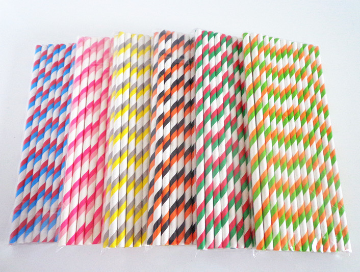 明扬工厂直销外贸纸吸管 混批可定做paper straws