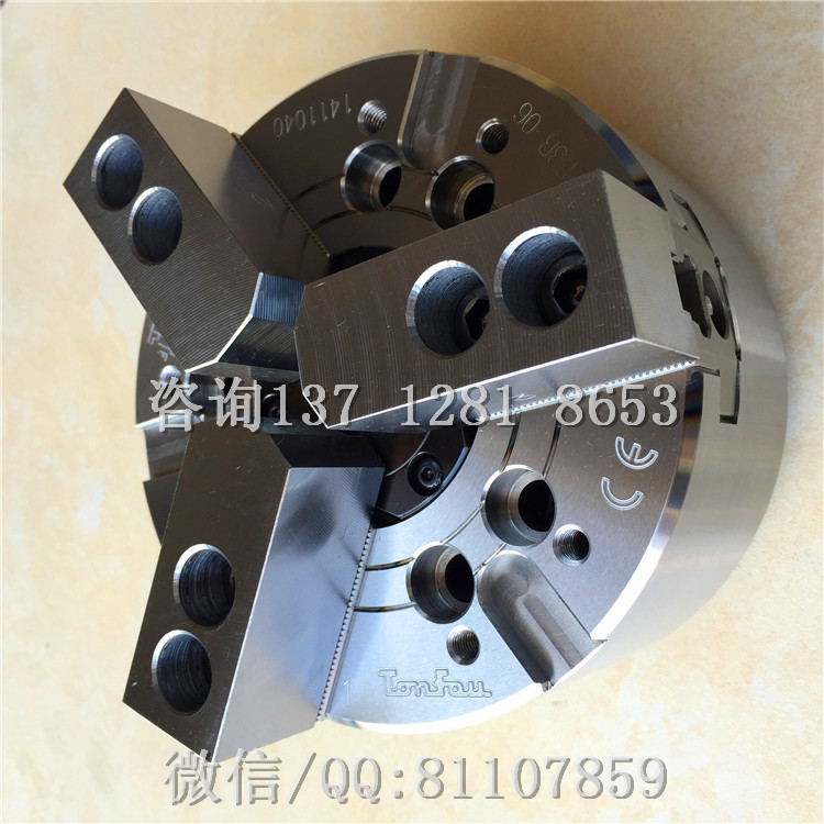 六欣机械供应低价原装正品台湾通福中空三爪液压卡盘——供销台湾