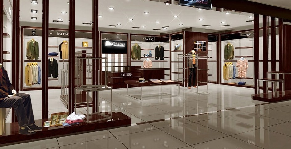 省直辖行政单位服装展柜 旗扬专业生产服装展柜