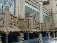 蘭州防腐木圍欄知名廠商|張掖防腐木圍欄供應商