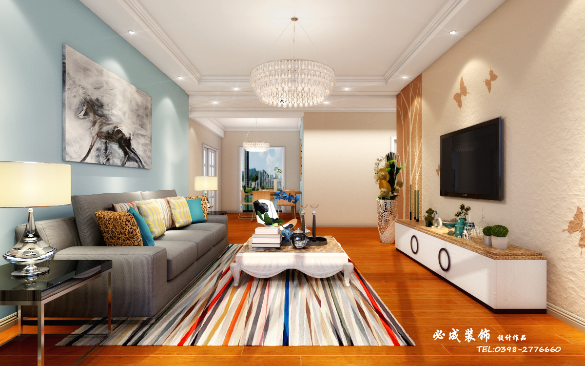 一级的都市休闲风效果图——最超值的设计施工一体化推荐