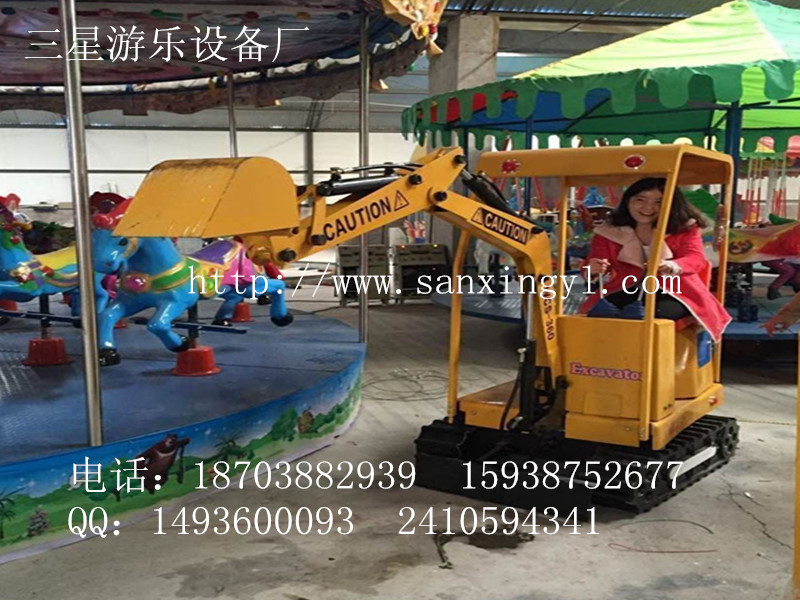  儿童游乐设备挖掘机百变玩法投资商最爱