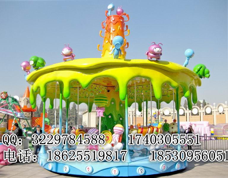 虫虫甜蜜村，造型可爱的儿童游乐设施，三星游乐供应！
