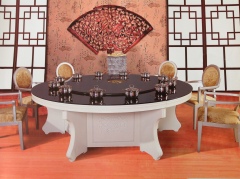 福州地區具有口碑的大理石餐桌椅供應商 福建電動火鍋桌