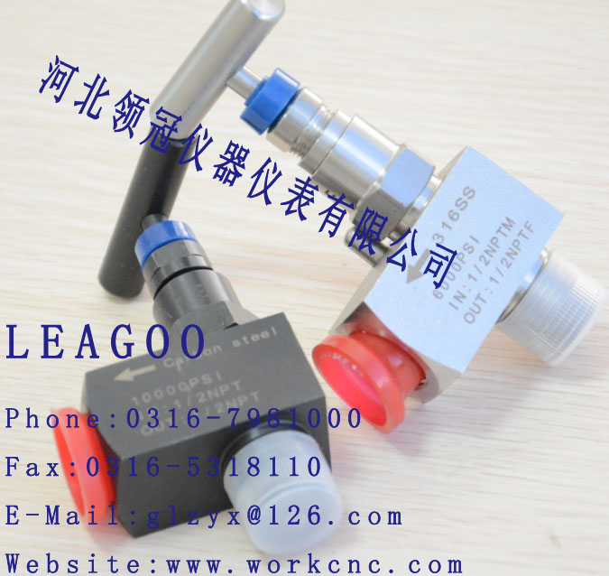 供应压力表角阀-不锈钢角型针阀