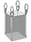 优质带吊环的吊带集装袋产品信息 ，吨包袋代理商