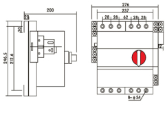溫州性價比較高的JCKBOS四級雙電源自動轉換開關廠家推薦 雙電源自動轉換開關代理加盟