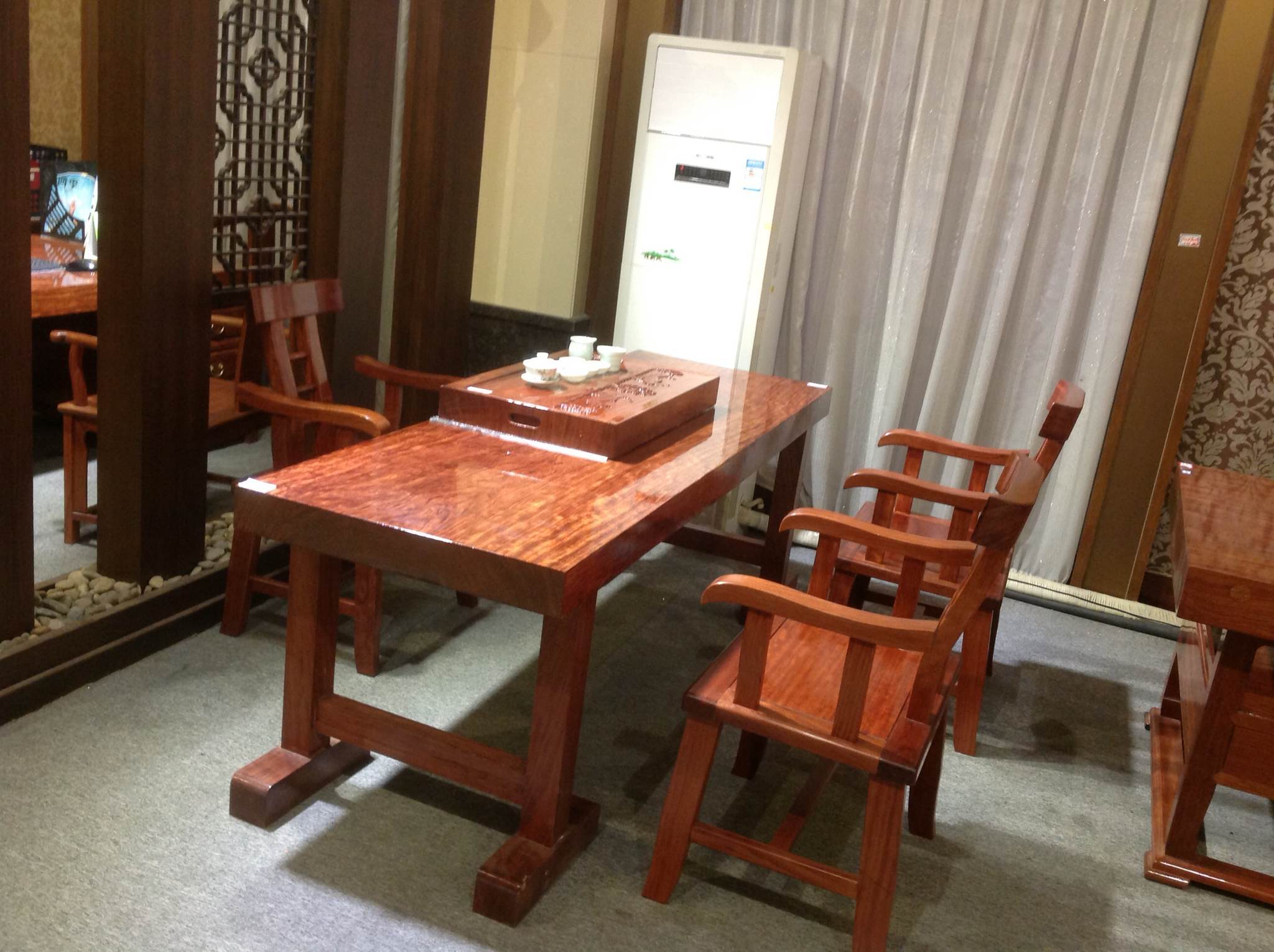 宋江椅巴花茶桌