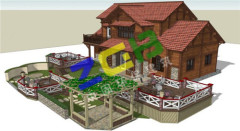 榆林木結構別墅——大量出售高性價木結構別墅