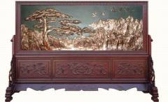 石亭雕刻哪里有:優質銅壁畫定做