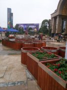 广西价格优惠的防腐木花箱——防腐木花架供货厂家