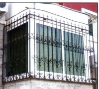 鐵藝護窗生產廠|內銷鐵藝護窗