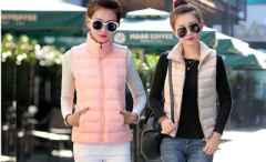 美泰来女式时尚羽绒马甲棉马甲牛仔马甲 成都羽绒马甲棉马甲定制