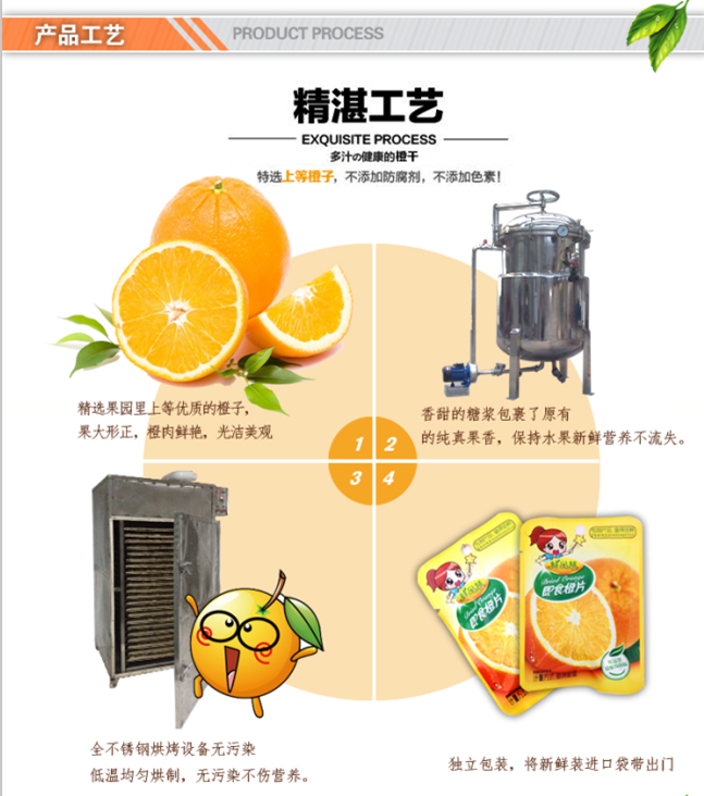 漳州口碑好的即食橙片哪里買|即食橙片怎么樣