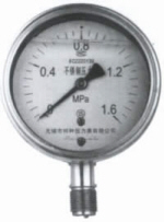销售上海自动化仪表四厂Y-150BFZ不锈钢耐震压力表