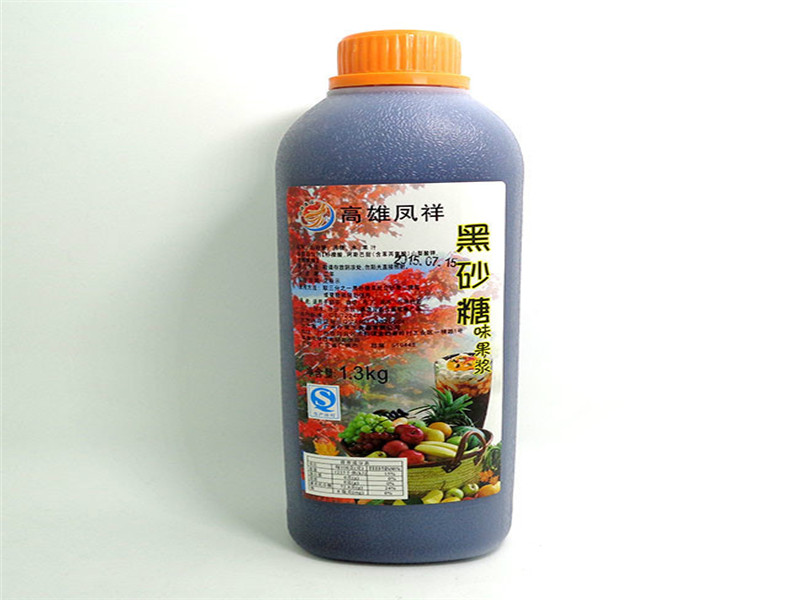 台湾高雄凤祥黑砂糖糖浆咖啡奶茶调味黑糖浆1.3kg