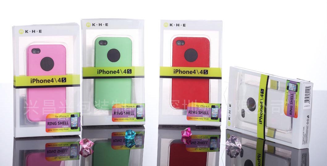 深圳平湖印刷胶盒吸塑包装盒厂 iphone手机外壳皮套包装盒