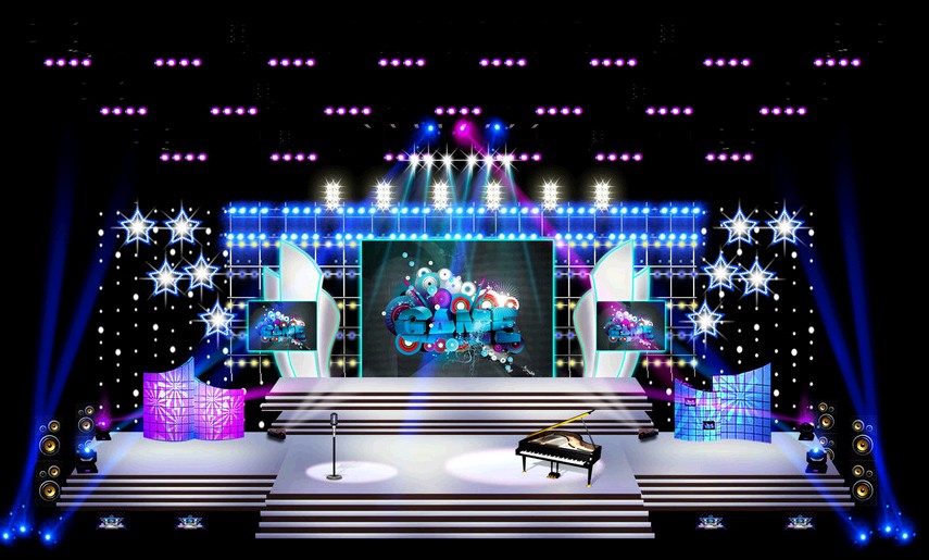 舞台灯光厂家 舞台灯光直销 优质推广【华艺视听】