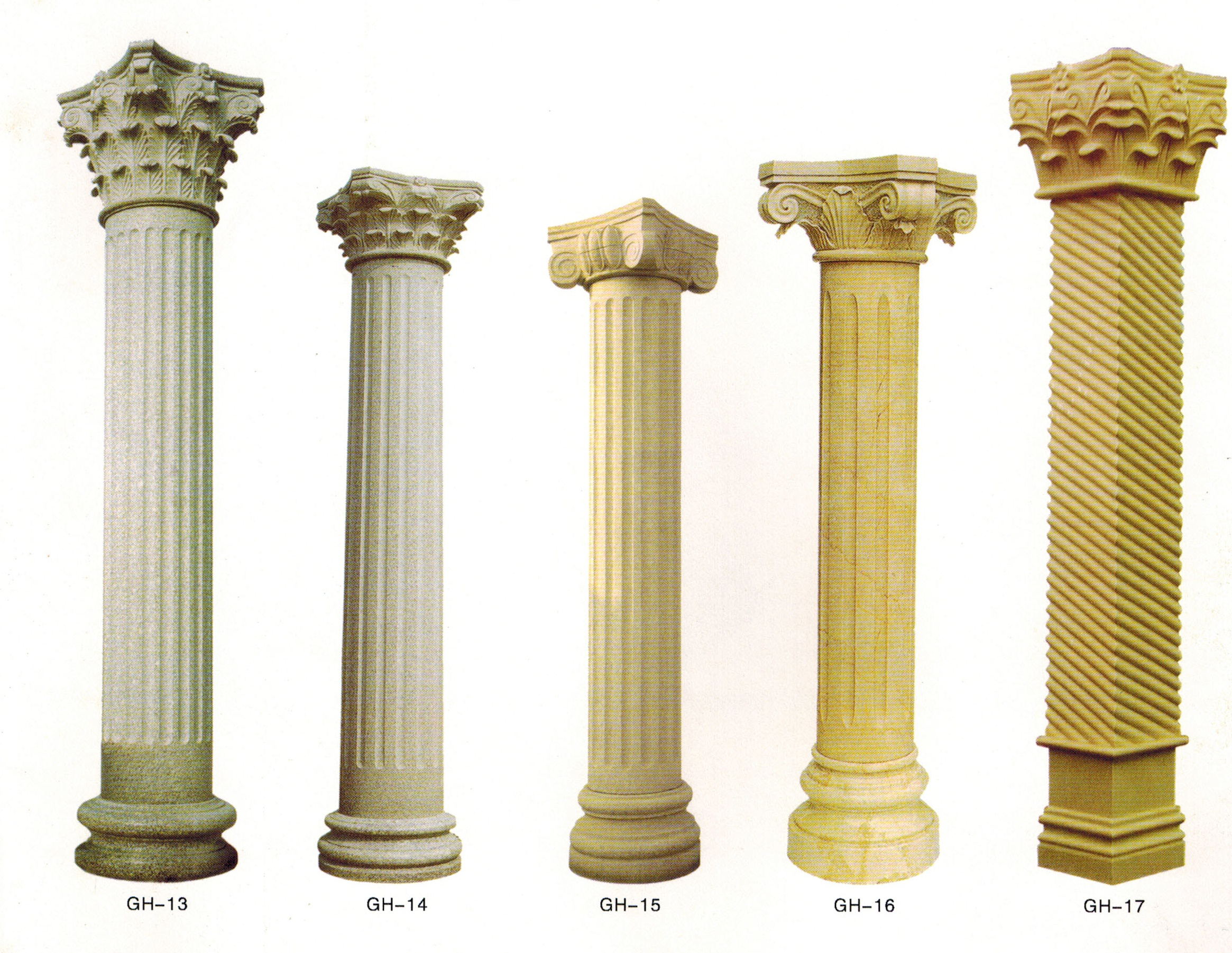 罗马柱头种类图片