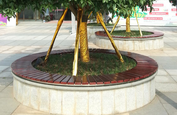 汉中围树椅子哪有卖的?西安志诚塑木