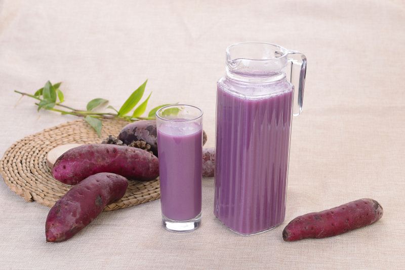 叮谷坊零添加不含防腐剂养生紫薯汁原料代理加盟——低价批发口味好的