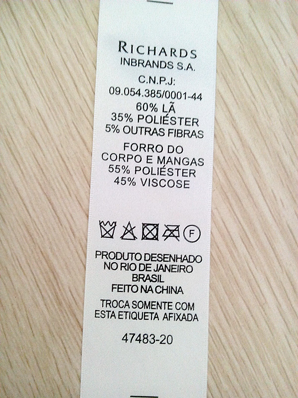 水洗标 服装洗水标 洗水唛